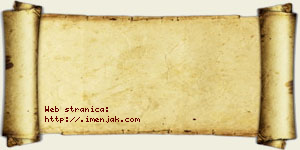 Jasna Isailović vizit kartica